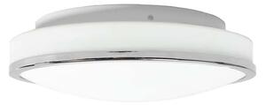 Lindby - Lyss Round LED Mennyezeti Lámpa IP44 Ø28 Chrome - Lampemesteren