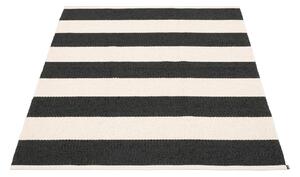 Fekete-fehér kültéri-beltéri szőnyeg 140x180 cm Bob Black Vanilla – Pappelina