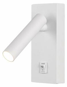 V-TAC beltéri 2W fali lámpa kapcsolóval, fehér, meleg fehér - SKU 10288