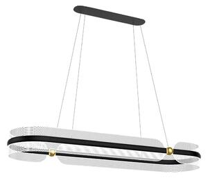 Italux modern függeszték sopla fekete arany itx5900644337676