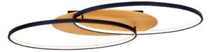 Italux Modern Mennyezeti lámpa Poraso Fekete ITXPLF-93439-24W-WO