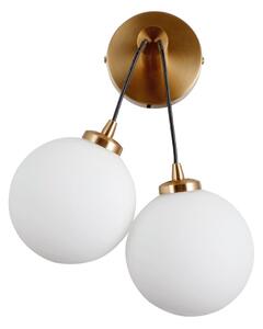 Italux modern fali lámpa perlos fehér sárgaréz itxwl-54456-2-hb