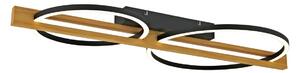 Italux Modern Mennyezeti lámpa Natano Fekete ITXPLF-55362-25W-WO