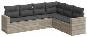 VidaXL Polyrattan Kerti Ülőgarnitúra - 6 részes