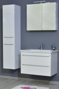 TMP SHARP 80 fali függesztett fürdőszobabútor 80 cm Sanovit Soft 13080 porcelán mosdókagylóval