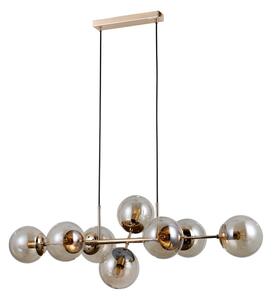 Italux glamour modern függeszték molite borostyán arany itxpnd-1098-8-gd
