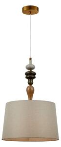 Italux klasszikus boho függeszték moren antik bronz lazac színű itxpnd-84678a-ab