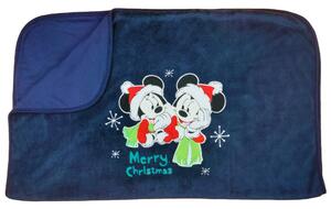 Disney Mickey és Minnie pamut-wellsoft takaró Karácsony (70x90)