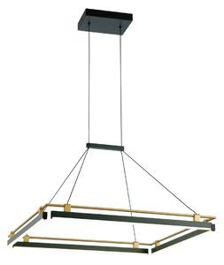 Italux modern függeszték merlot fekete arany itx5900644337973