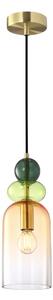 Italux glamour modern függeszték manso piros kék arany itxpnd-37462c-mc-gd
