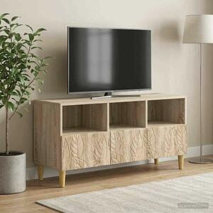 VidaXL TV szekrény 102 x 34,5 x 50 cm Sonoma Tölgy Szerelt Fa