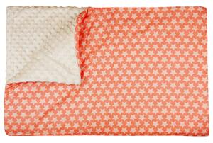 Mintás wellsoft béléses pamut babatakaró (75x100cm)