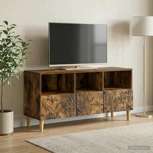 VidaXL TV szekrény 102 x 34,5 x 50 cm Füstös Tölgy Szerelt Fa