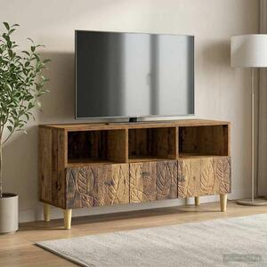 VidaXL TV szekrény 102 x 34,5 x 50 cm Antik Fa Szerelt Fa