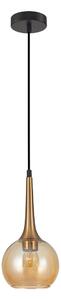 Italux glamour modern függeszték favera antik bronz borostyán itx5902854536719