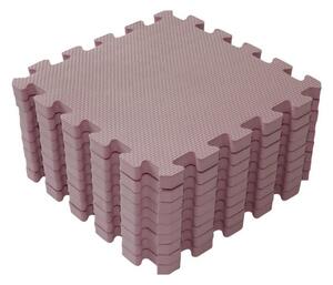 Baby Dan Puzzle habszivacs játszószőnyeg Dusty Rose 90x90 cm