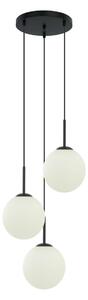 Italux modern függeszték deore fehér fekete itxpnd-5578-3s-bk