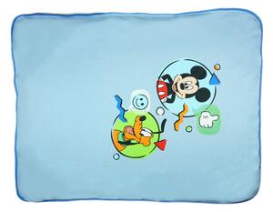 Disney Mickey és Plútó wellsoft béléses pamut babatakaró (méret: 70x90cm)