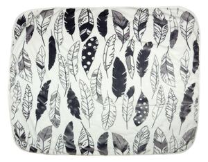 Mintás wellsoft babatakaró 70x90cm