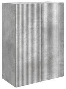 VidaXL Fali szekrény Betonszürke 66 x 34,5 x 90 cm Szerelt Fa