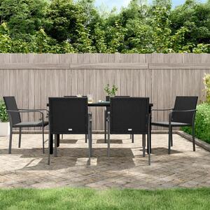 VidaXL Kertbútor Szett - 7 részes Polyrattan Étkezőgarnitúra