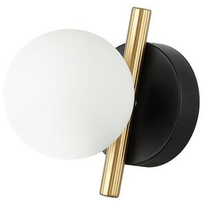 Italux modern fali lámpa reverso fekete arany itxwl-5622-1-bk-w