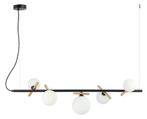 Italux modern függeszték reverso fekete arany itxpnd-5622-5-bk-w