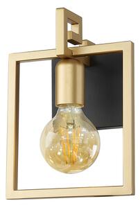 Italux loft modern fali lámpa primero matt fekete arany itxwl-44003-1-bk-gd