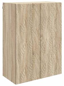 VidaXL Fali szekrény Sonoma Tölgy 66 x 34,5 x 90 cm Szerelt Fa