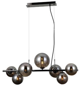 Italux modern függeszték canello króm fekete füstös itxpnd-406007-7a-bcr