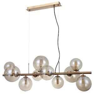 Italux modern függeszték canello borostyán mézédes sárgaréz itxpnd-406007-10-hbr