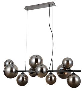 Italux modern függeszték canello króm fekete füstös itxpnd-406007-10abcr