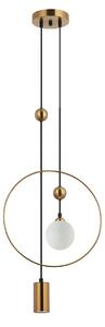 Italux modern függeszték trosti sárgaréz opál itxpnd-428892-bro