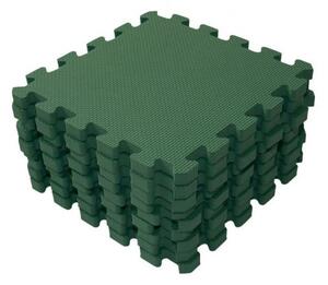 Baby Dan Puzzle habszivacs játszószőnyeg Dark Green 90x90 cm