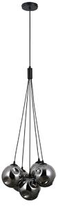 Italux modern függeszték perlos matt fekete grafit itxpnd-54456-5ahbsmg