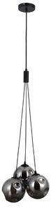 Italux modern függeszték perlos matt fekete grafit itxpnd-54456-3ahbsmg