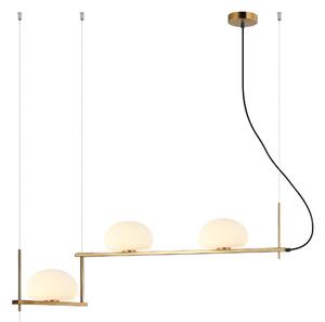 Italux modern függeszték kernio sárgaréz opál itxpnd-357783-bro+w