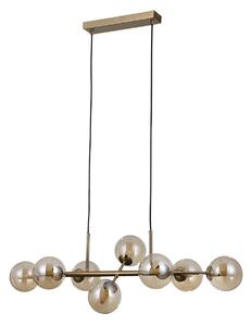 Italux modern függeszték erimida borostyán mézédes sárgaréz itxpnd-2244-8a-hbr