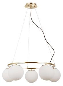 Italux modern függeszték larosa antik bronz átlátszó itxpnd-33453-5-abr