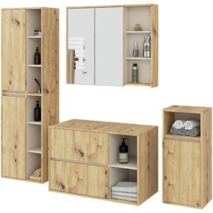 Fürdőszoba szett Vambos luxe (kézműves tölgy + kasmír)