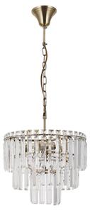 Italux glamour függeszték buena antik bronz átlátszó itxpnd-22320-4-abr