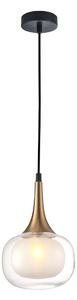 Italux modern függeszték konila sárgaréz átlátszó itxpnd-99709-1-bro-cl