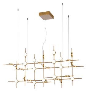 Italux modern függeszték provenza fehér arany itxmd18001067-30a gd