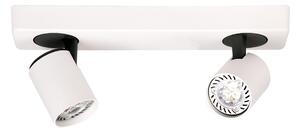 Italux modern spot lámpa elvira fehér fekete itxspl-3142a-2-wh