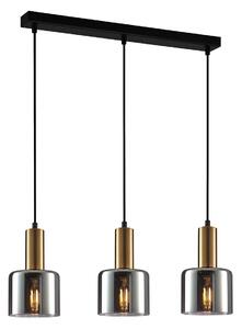 Italux modern függeszték santia füstös réz itxpnd-65342-3-brosg