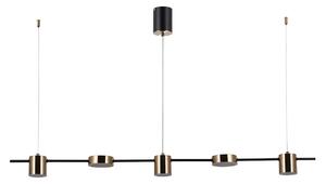 Italux modern függeszték remdal fehér sárgaréz itxpnd-16374-5-bk-4k