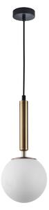 Italux glamour modern függeszték ravena fehér sárgaréz itxpnd-2324-1 gd+opa