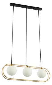 Italux modern függeszték grosetta fekete arany itxpnd-53423-3-gd