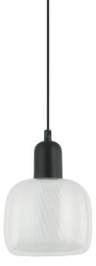 Italux modern függeszték lamezia fehér fekete átlátszó itxpnd-67594-1-bk+cl