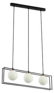 Italux modern függeszték grosetta fehér fekete itxpnd-53423-3-bk